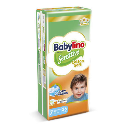 تصویر از پوشک ضد حساسیت بچه سایز 7 ولیوپک اکسترا لارج پلاس (بالای 15 کیلوگرم) 36 عددی